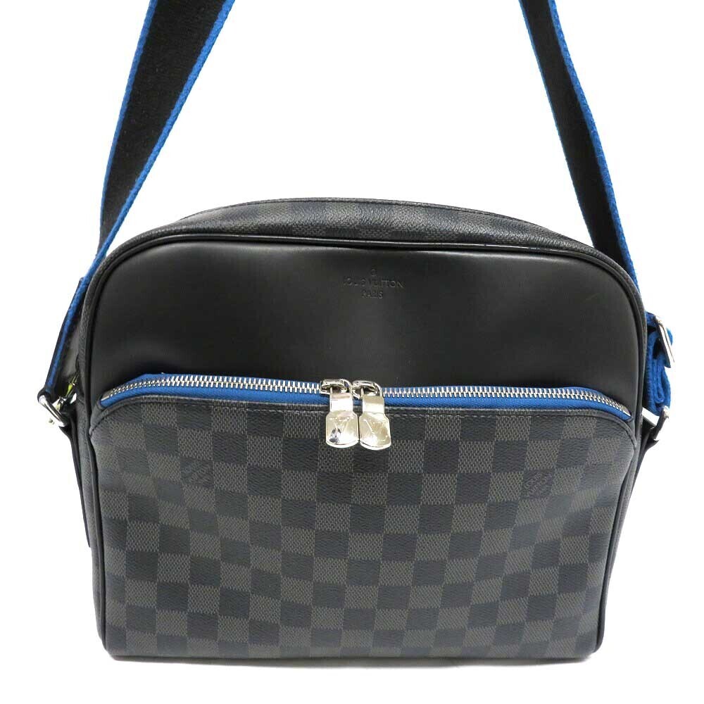 LOUIS VUITTON Dayton Shoulder Bag Graphite Black